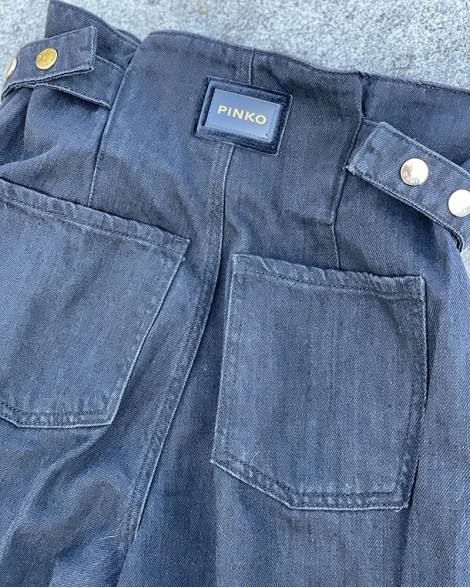 Džíny dámské Pinko CARA FASHION CARROT černé